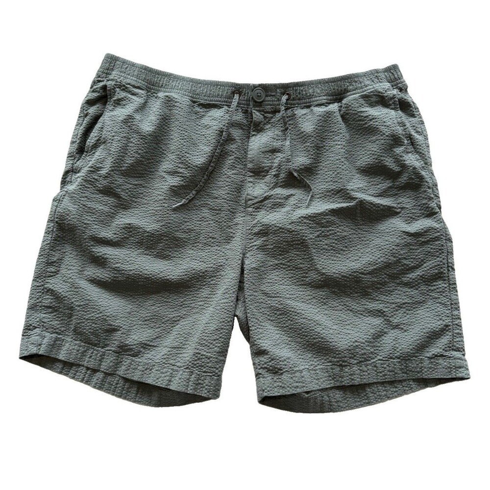 Barbour Mens Shorts 2XL (36X7) Callercove Seersucker Vintage Green TE31